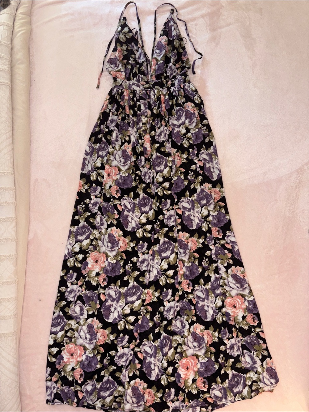 Windsor Floral Halter Maxi Dress